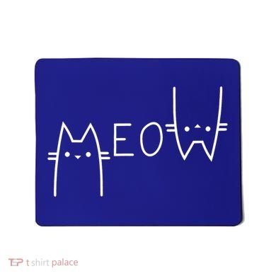 Meow Cat Meow Kitty Funny Cats Mom And Cat Dad Gift Mousepad