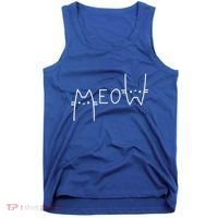 Meow Cat Meow Kitty Funny Cats Mom And Cat Dad Gift Tank Top thumb 0