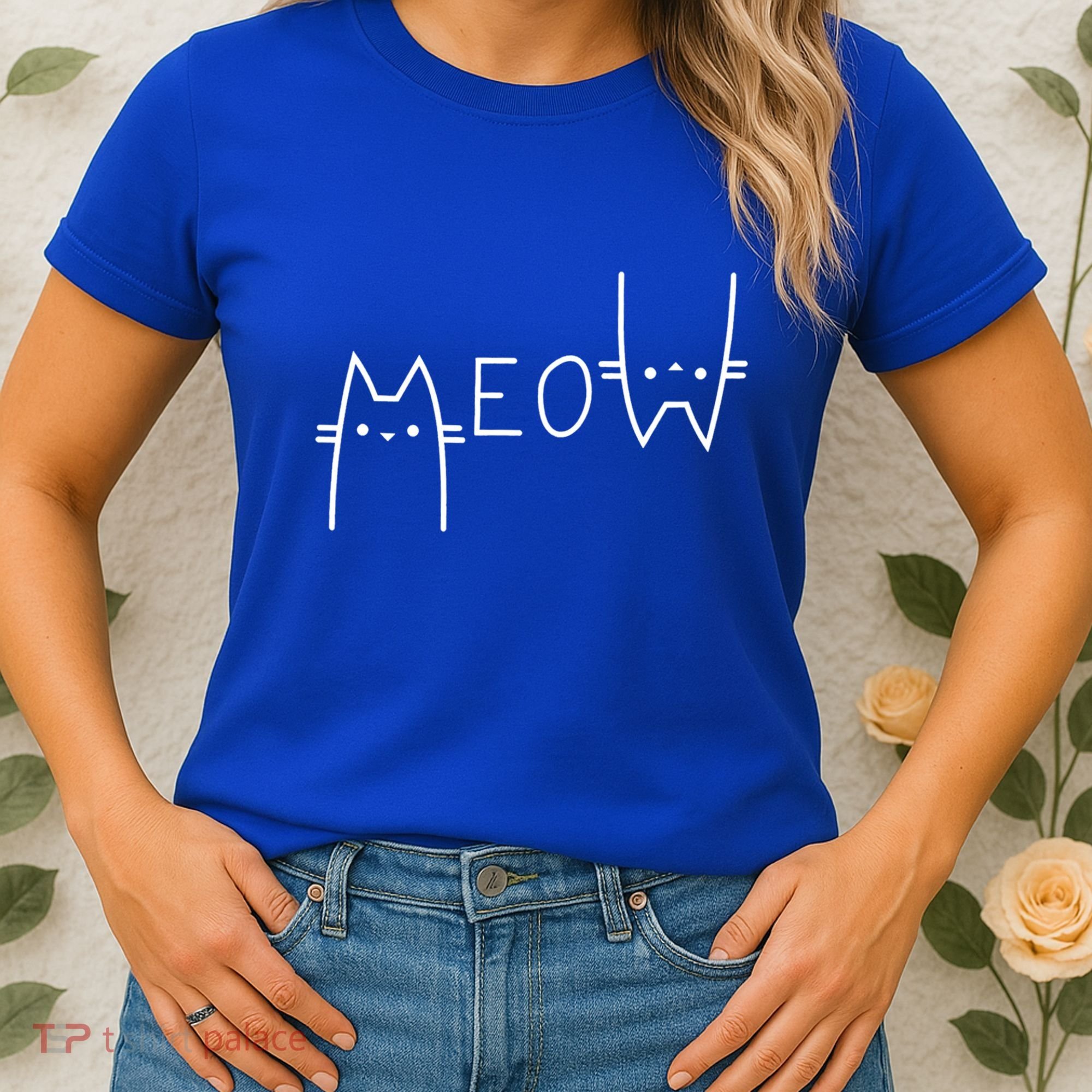 Meow Cat Meow Kitty Funny Cats Mom And Cat Dad Gift Women's T-Shirt