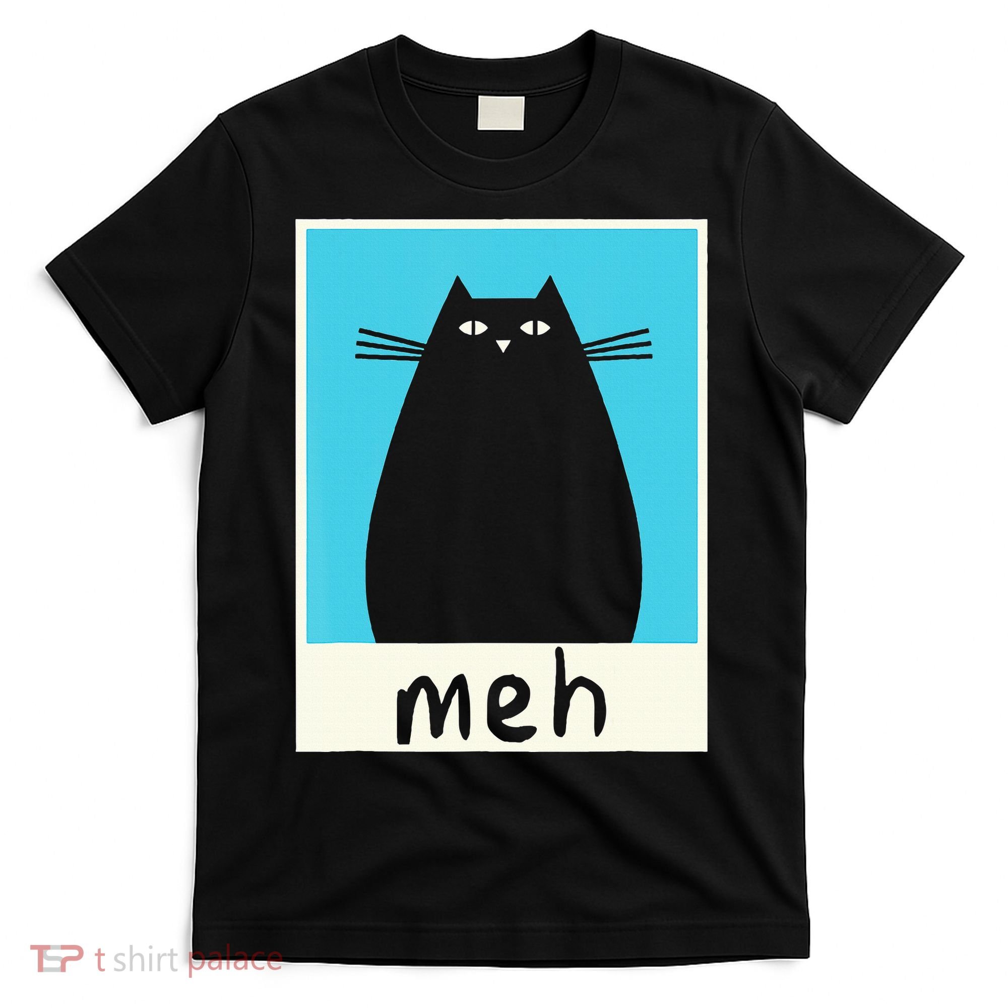 Meh Cat Meow Kitty Cat Lover Japanese Cat Kawaii Anime T-Shirt