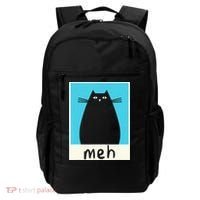 Meh Cat Meow Kitty Cat Lover Japanese Cat Kawaii Anime Backpack thumb 0
