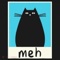 Meh Cat Meow Kitty Cat Lover Japanese Cat Kawaii Anime Bucket Hat thumb 4
