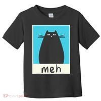 Meh Cat Meow Kitty Cat Lover Japanese Cat Kawaii Anime Toddler T-Shirt thumb 0