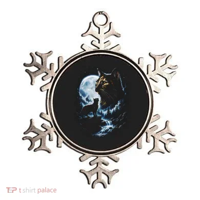 Mythical Cat Moonlight Adventure Night Sky Ornament