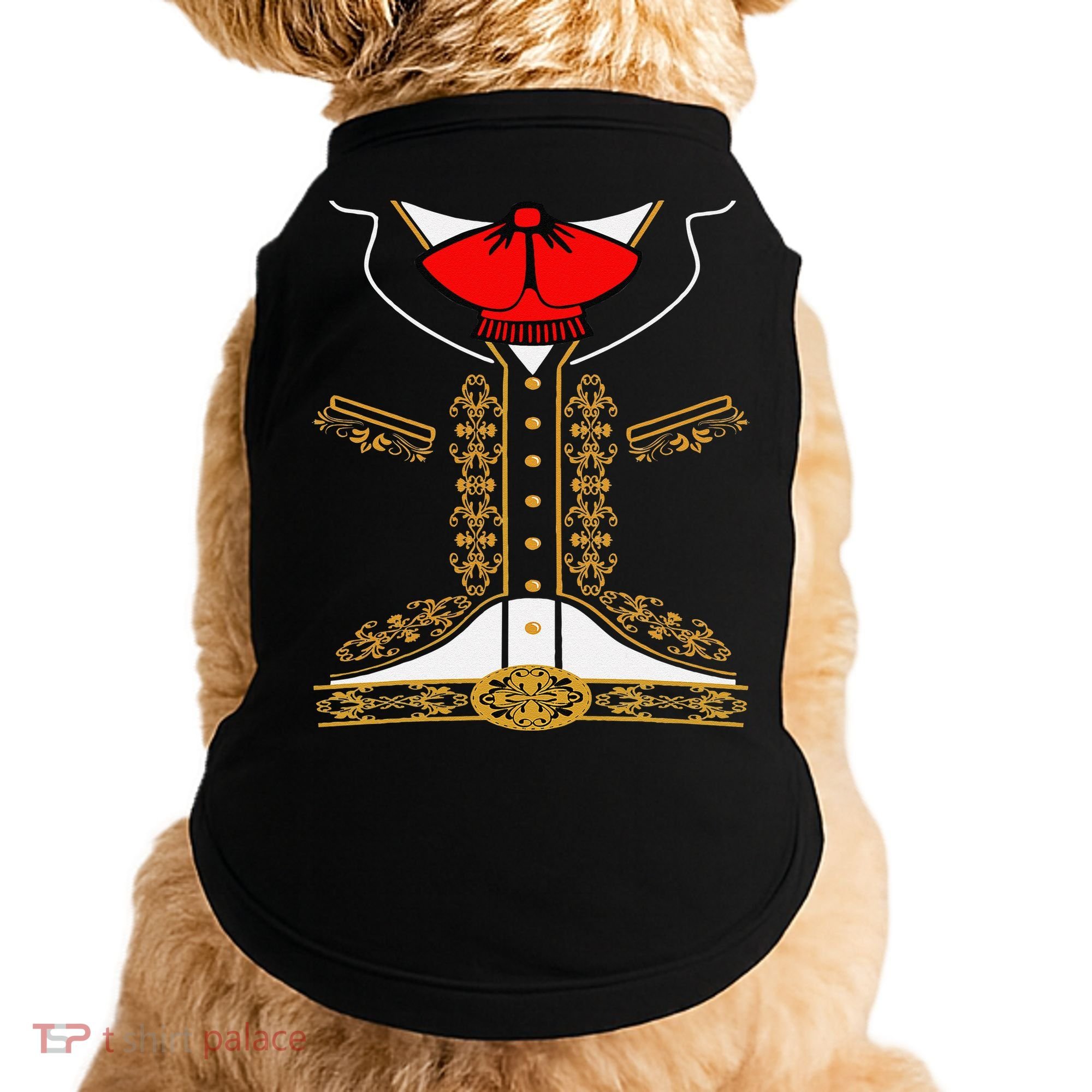 Mariachi Charro Mexican Costume For Cinco De Mayo Halloween Doggie Tank