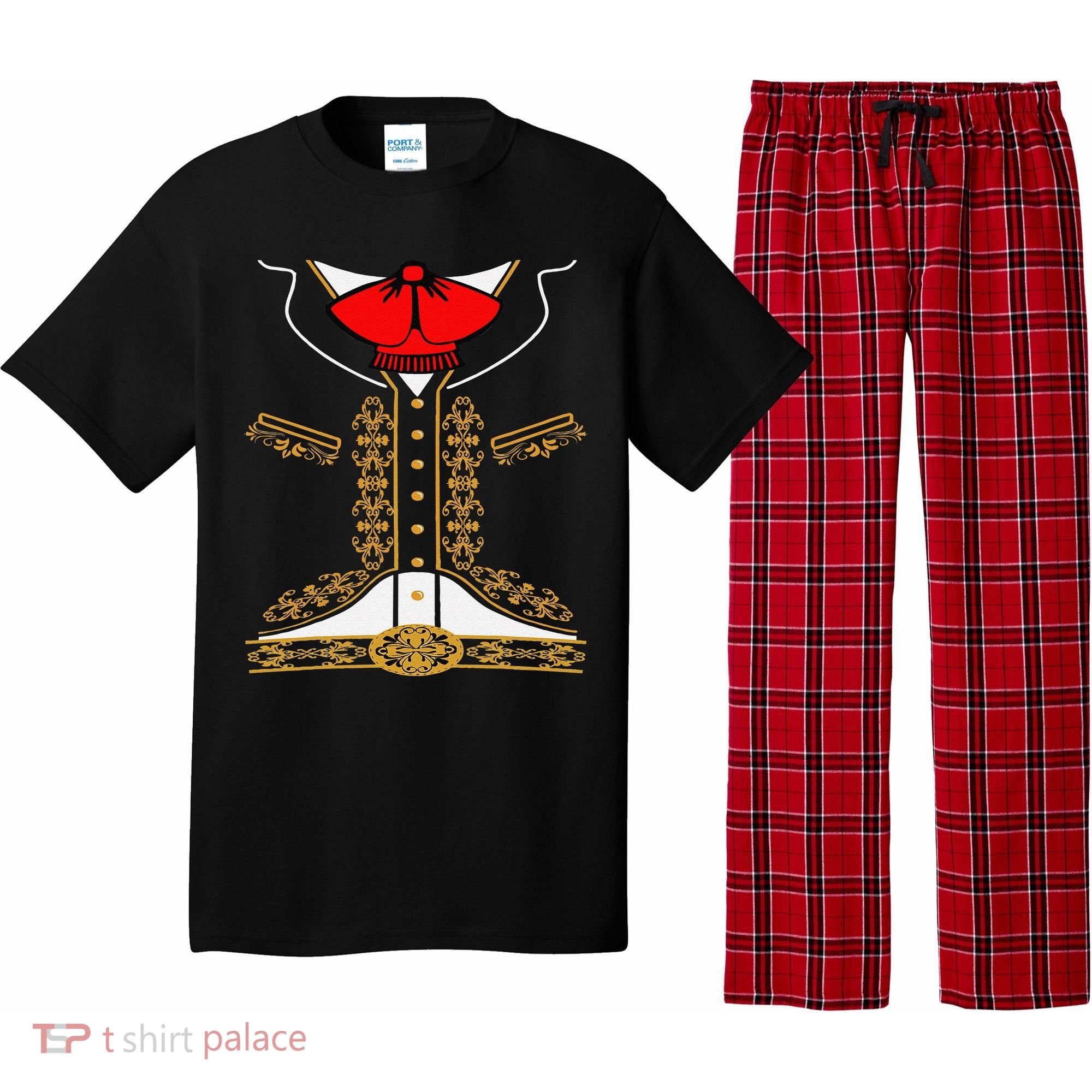 Mariachi Charro Mexican Costume For Cinco De Mayo Halloween Pajama Set