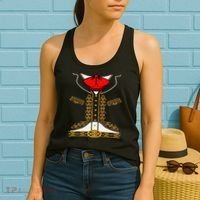 Mariachi Charro Mexican Costume For Cinco De Mayo Halloween Women's Tank Top thumb 2