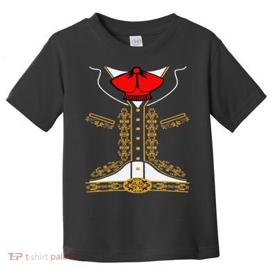 Mariachi Charro Mexican Costume For Cinco De Mayo Halloween Toddler T-Shirt