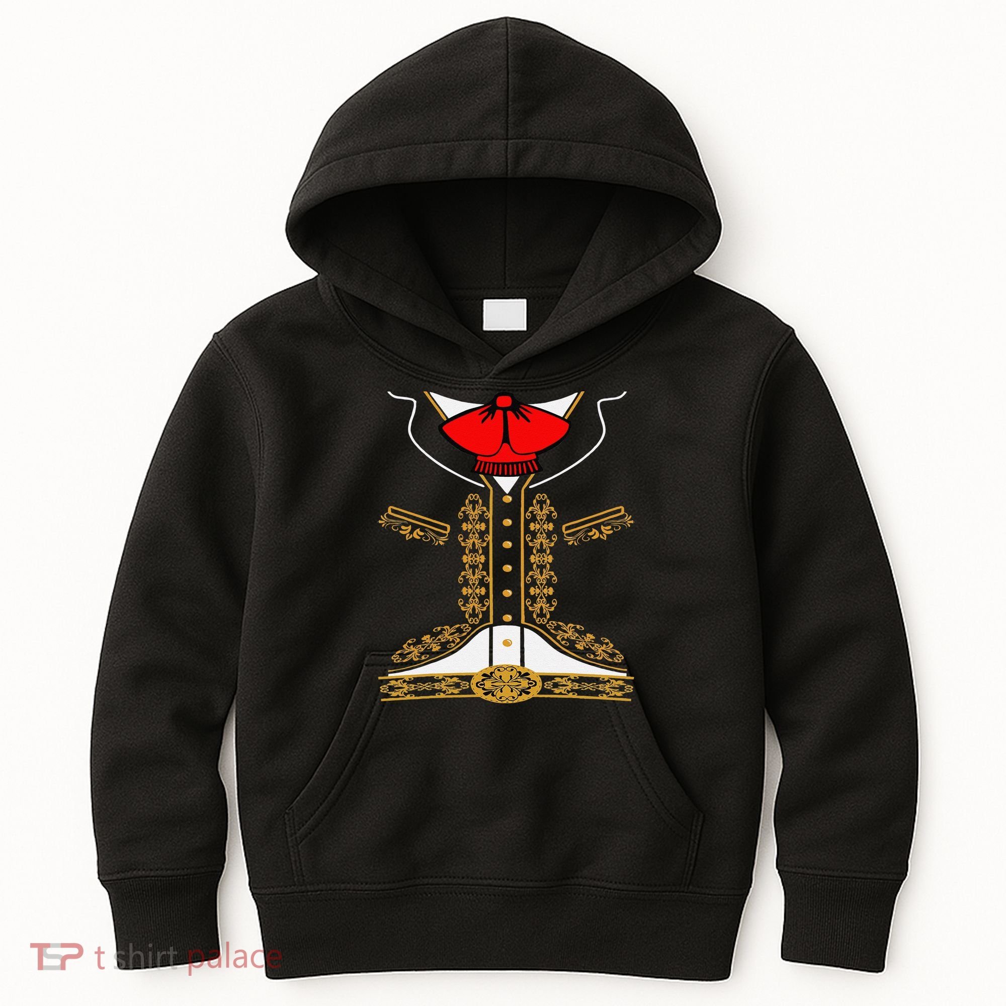 Mariachi Charro Mexican Costume For Cinco De Mayo Halloween Kids Hoodie
