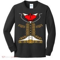 Mariachi Charro Mexican Costume For Cinco De Mayo Halloween Kids Long Sleeve Shirt thumb 0