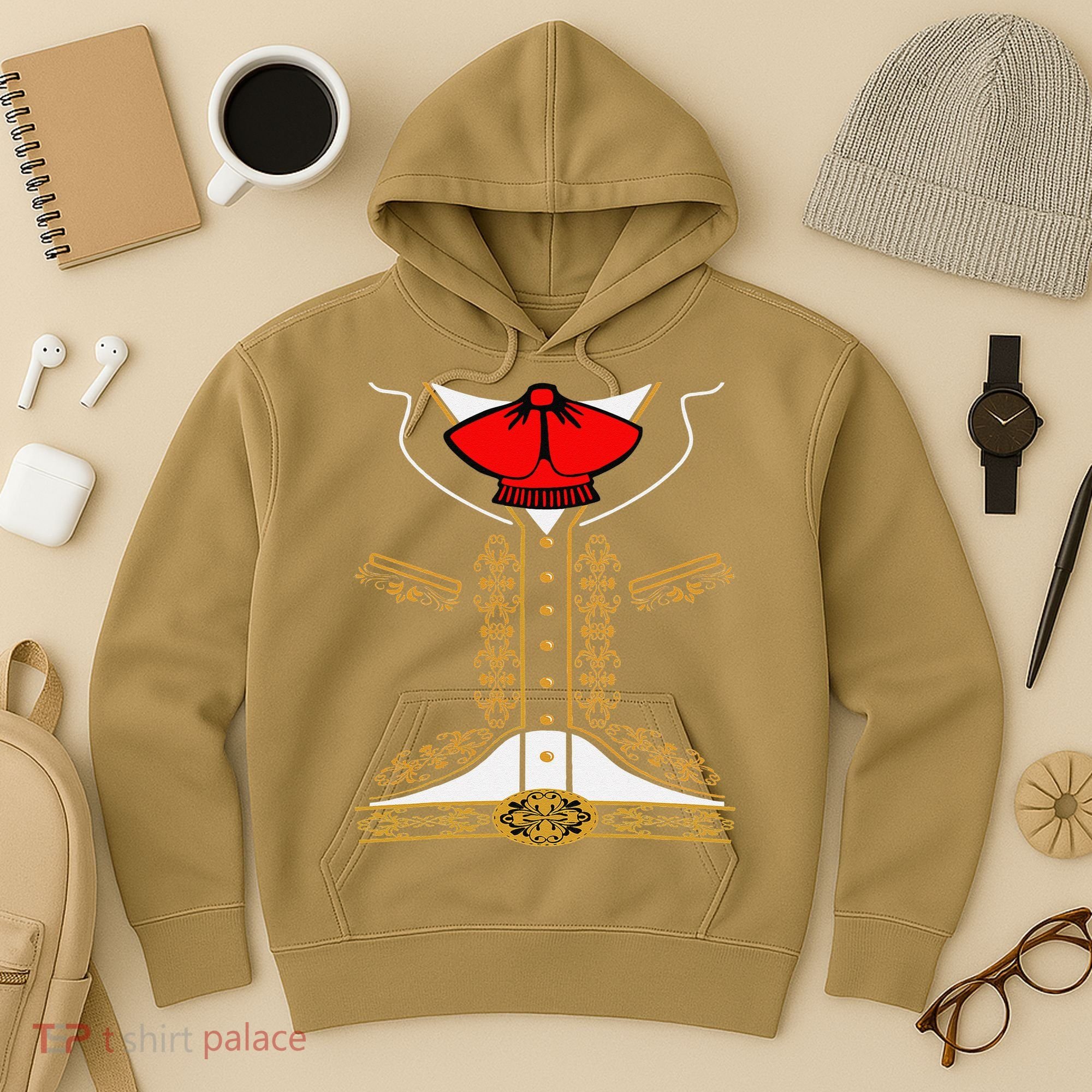 Mariachi Charro Mexican Costume For Cinco De Mayo Halloween Hoodie