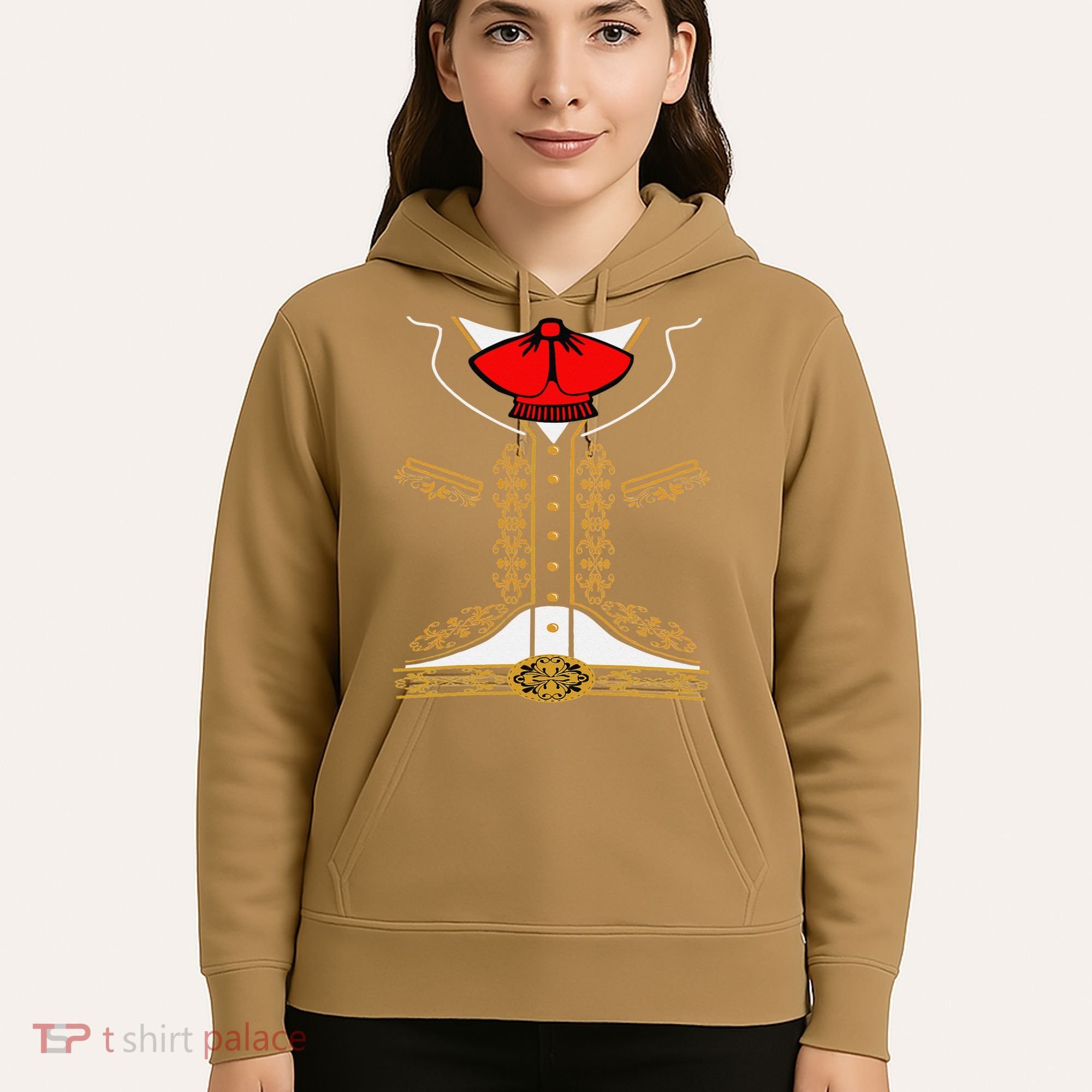 Mariachi Charro Mexican Costume For Cinco De Mayo Halloween Hoodie