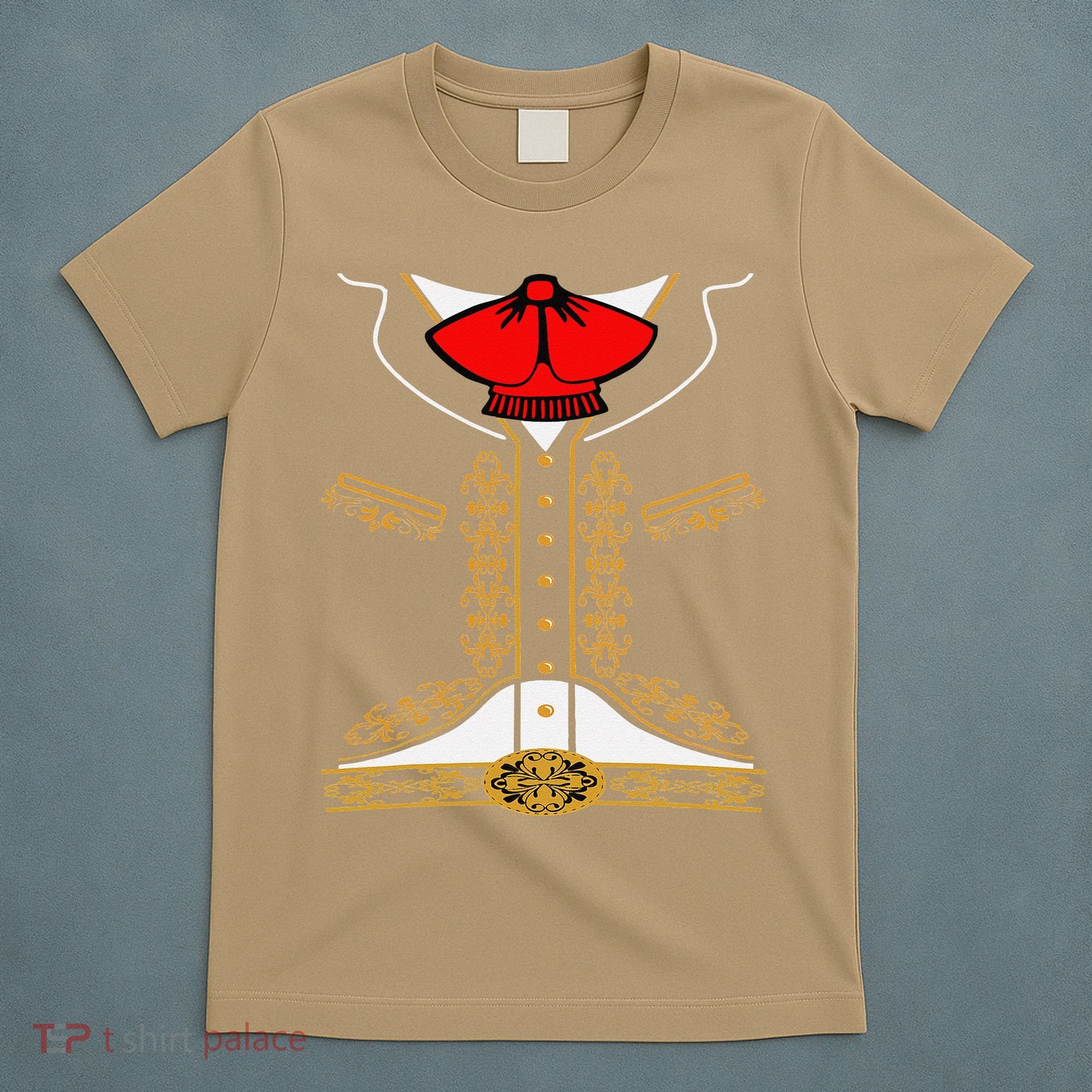 Mariachi Charro Mexican Costume For Cinco De Mayo Halloween T-Shirt