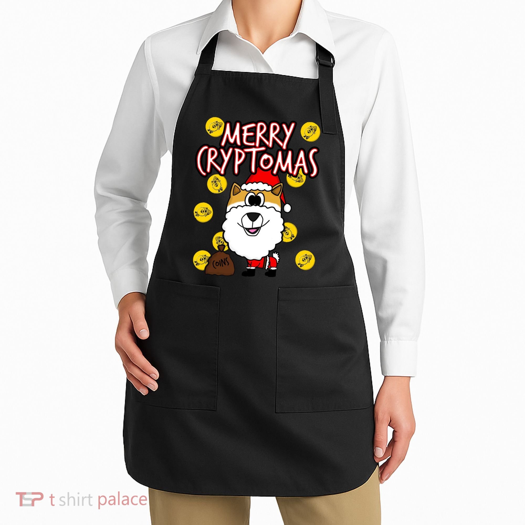 Merry Cryptomas Apron