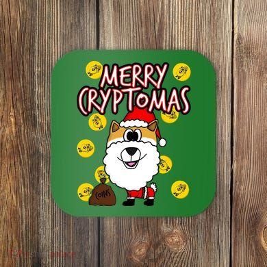 Merry Cryptomas Coaster