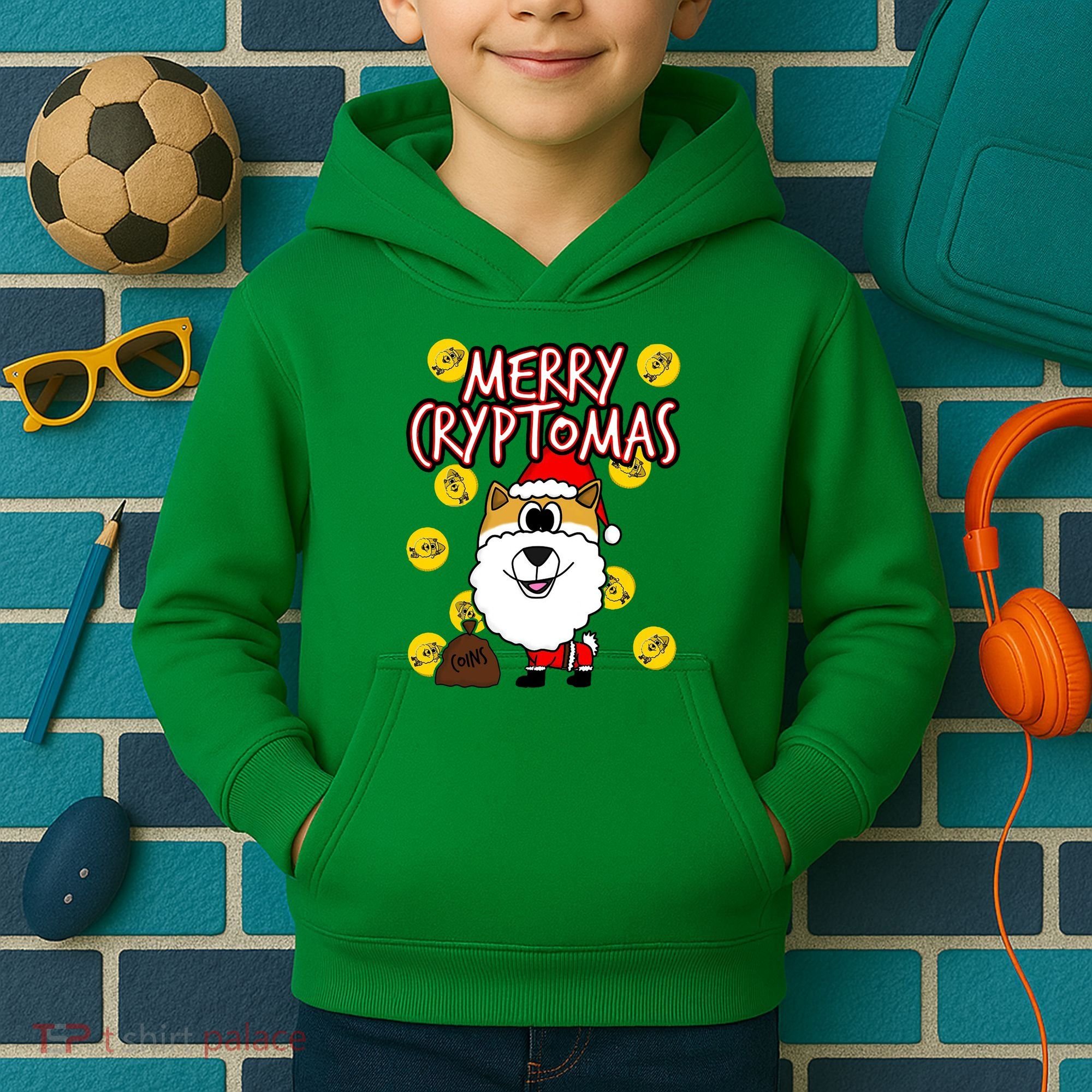 Merry Cryptomas Kids Hoodie