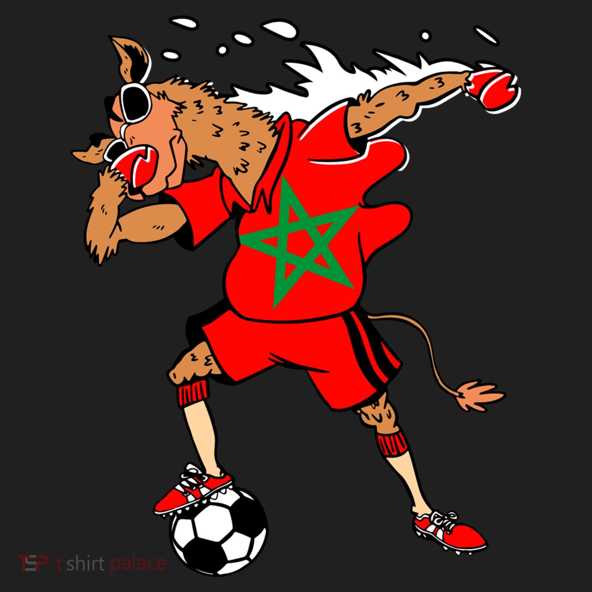 Moroccan Camel Morocco Flag Soccer Rabat Football Player Great Gift Beanie