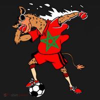 Moroccan Camel Morocco Flag Soccer Rabat Football Player Great Gift Women's Hoodie thumb 2