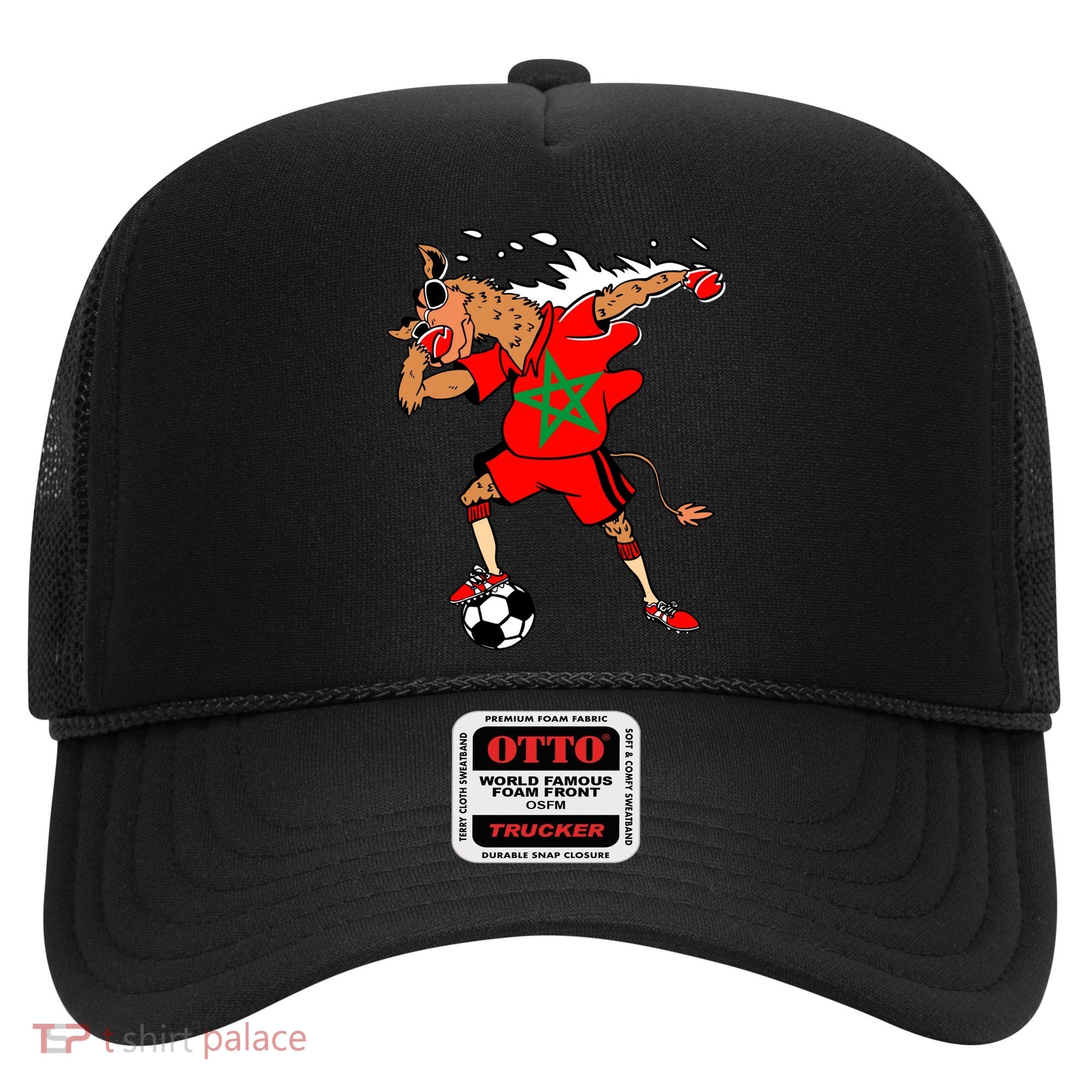 Moroccan Camel Morocco Flag Soccer Rabat Football Player Great Gift Hat