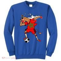 Moroccan Camel Morocco Flag Soccer Rabat Football Player Great Gift Sweatshirt thumb 0