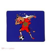 Moroccan Camel Morocco Flag Soccer Rabat Football Player Great Gift Mousepad thumb 0