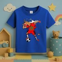 Moroccan Camel Morocco Flag Soccer Rabat Football Player Great Gift Toddler T-Shirt thumb 3