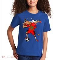 Moroccan Camel Morocco Flag Soccer Rabat Football Player Great Gift Kids T-Shirt thumb 2