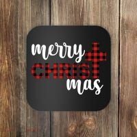 Merry Christ Mas Jesus Birthday Christmas Coaster thumb 0