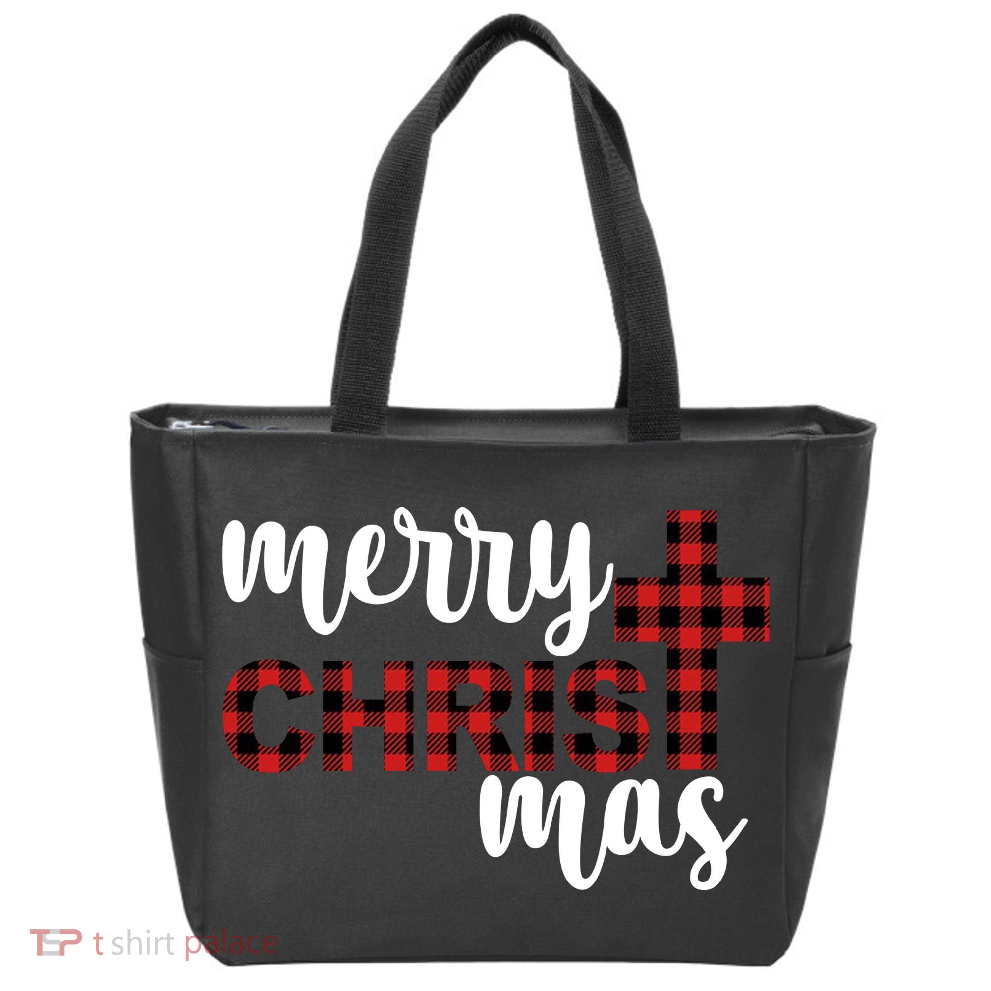 Merry Christ Mas Jesus Birthday Christmas Tote Bag