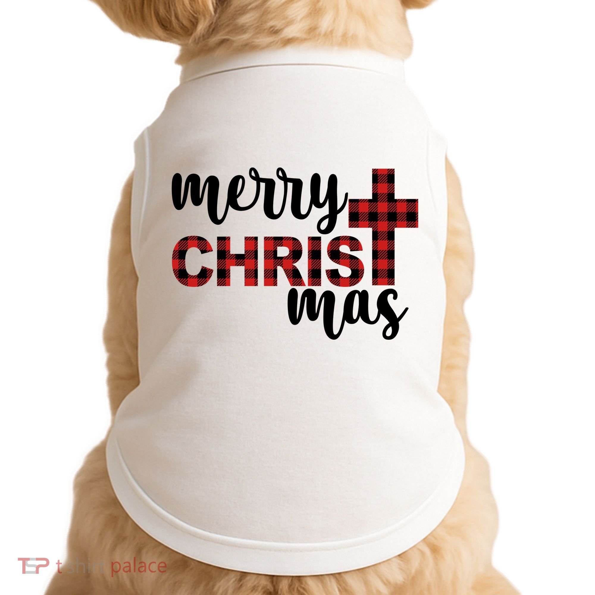 Merry Christ Mas Jesus Birthday Christmas Doggie Tank