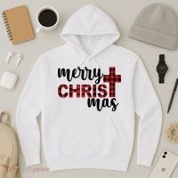 Merry Christ Mas Jesus Birthday Christmas Hoodie thumb 3