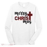 Merry Christ Mas Jesus Birthday Christmas Long Sleeve Shirt thumb 0