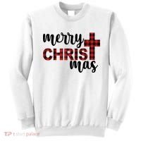 Merry Christ Mas Jesus Birthday Christmas Sweatshirt thumb 0