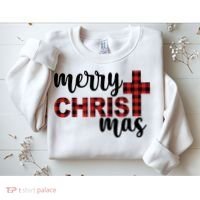 Merry Christ Mas Jesus Birthday Christmas Sweatshirt thumb 2
