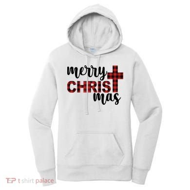 Merry Christ Mas Jesus Birthday Christmas Women's Hoodie