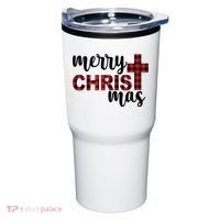 Merry Christ Mas Jesus Birthday Christmas Tumbler thumb 0