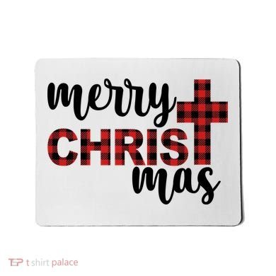 Merry Christ Mas Jesus Birthday Christmas Mousepad