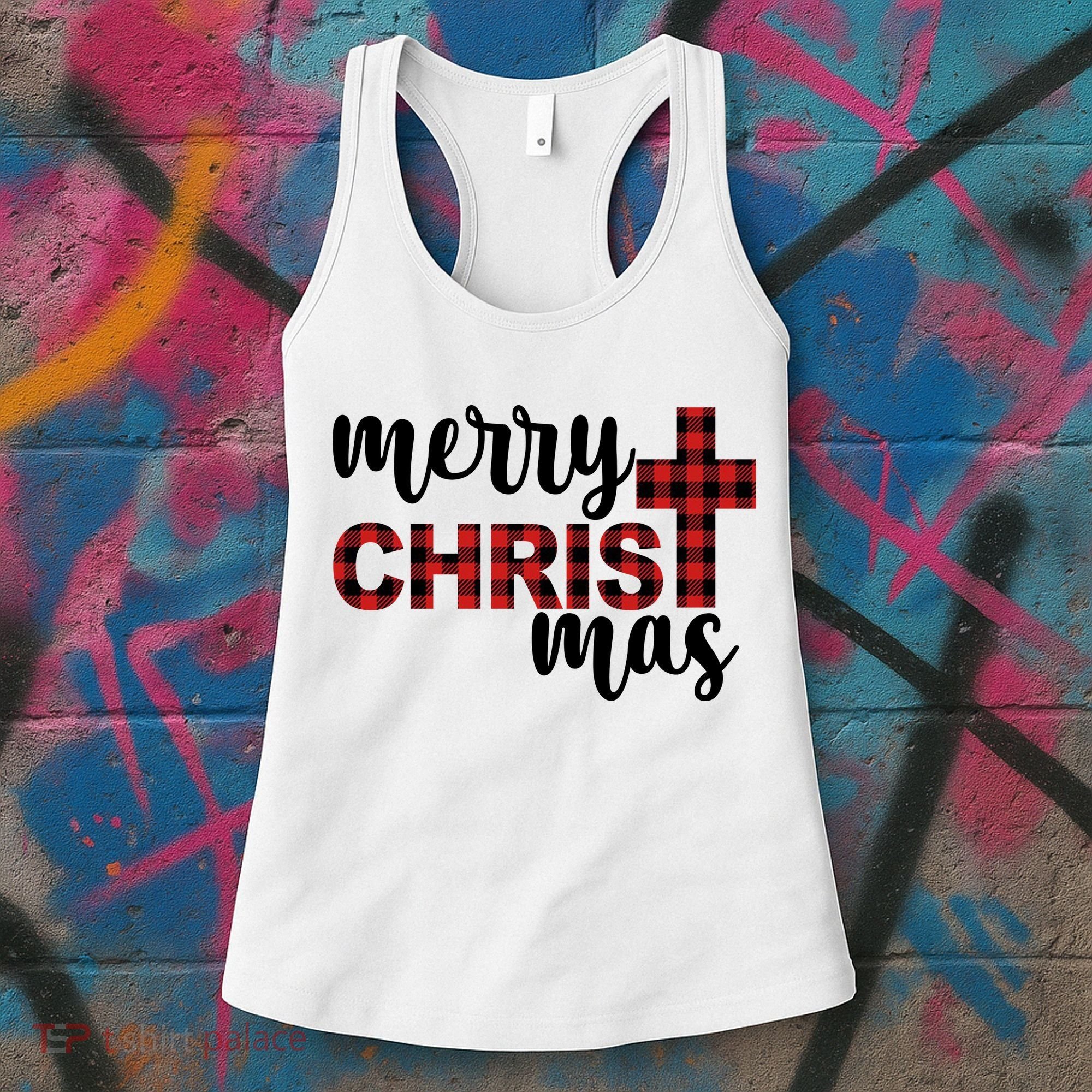 Merry Christ Mas Jesus Birthday Christmas Women's Tank Top