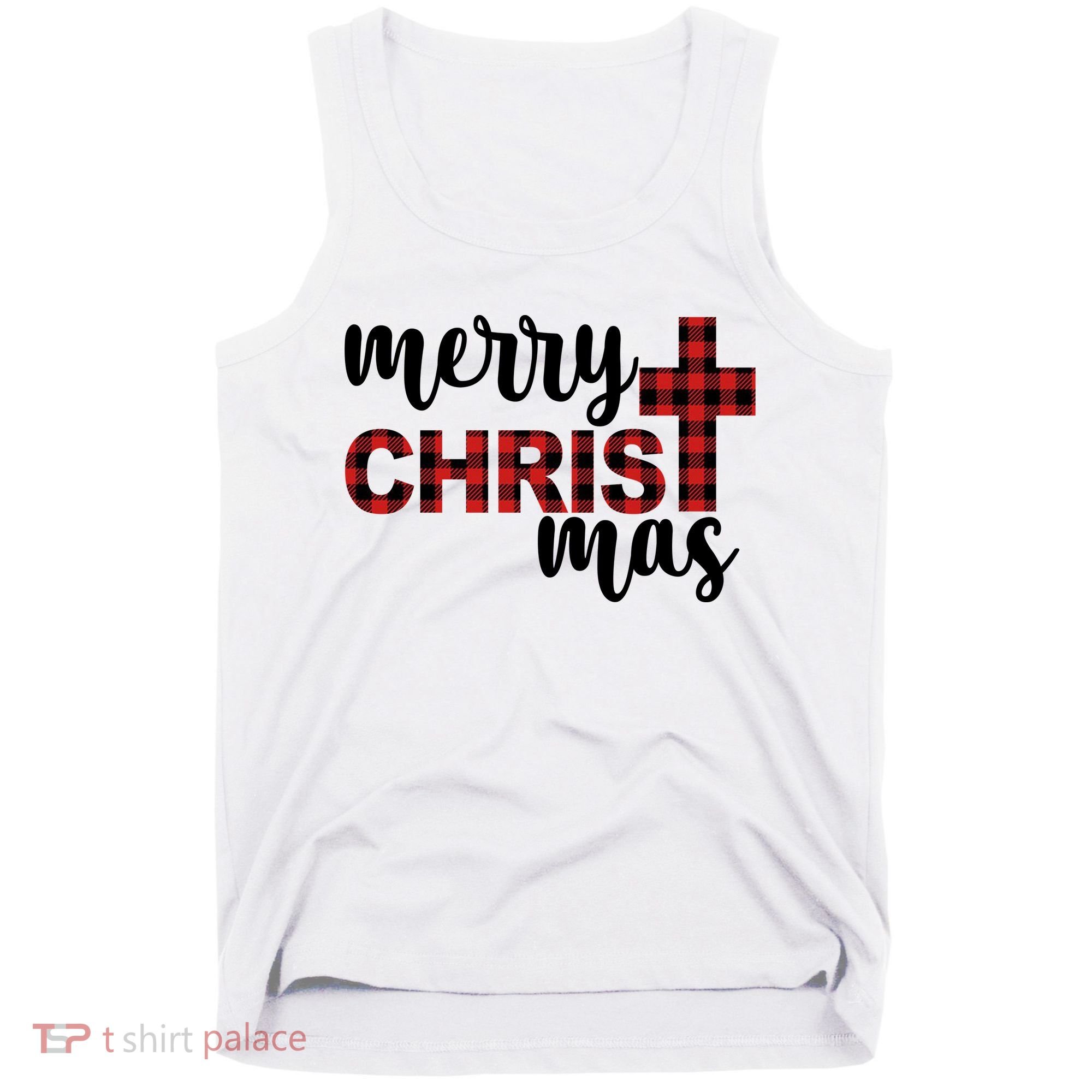 Merry Christ Mas Jesus Birthday Christmas Tank Top