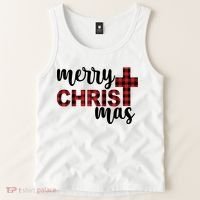 Merry Christ Mas Jesus Birthday Christmas Tank Top thumb 2