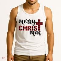Merry Christ Mas Jesus Birthday Christmas Tank Top thumb 3