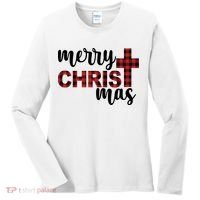 Merry Christ Mas Jesus Birthday Christmas Women's Long Sleeve Shirt thumb 0