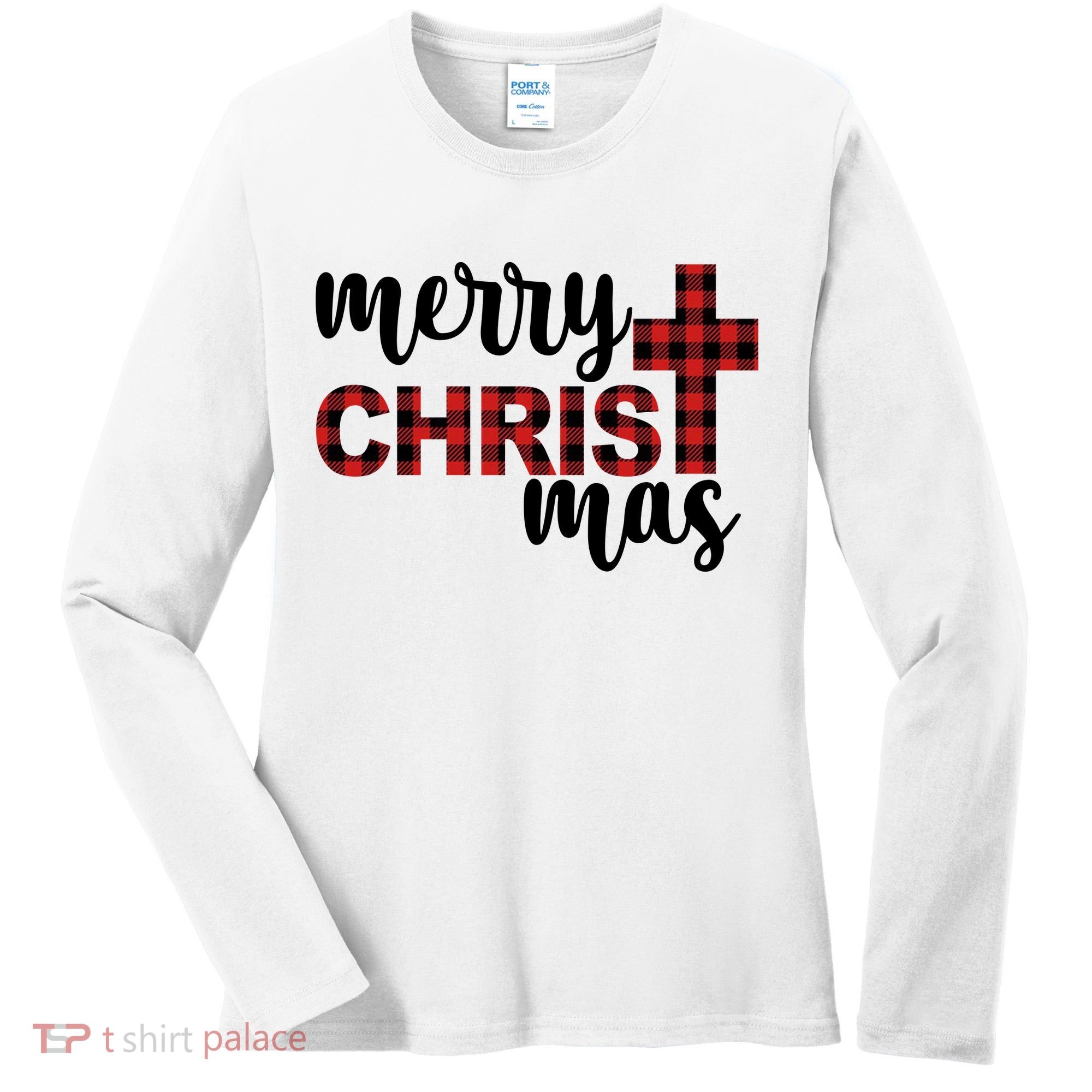 Merry Christ Mas Jesus Birthday Christmas Women's Long Sleeve Shirt