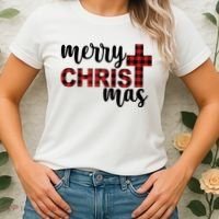 Merry Christ Mas Jesus Birthday Christmas Women's T-Shirt thumb 2