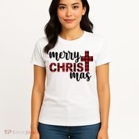 Merry Christ Mas Jesus Birthday Christmas Women's T-Shirt thumb 4