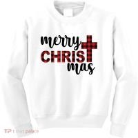 Merry Christ Mas Jesus Birthday Christmas Kids Sweatshirt thumb 0