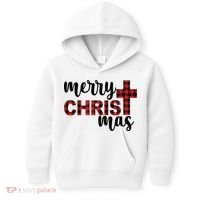 Merry Christ Mas Jesus Birthday Christmas Kids Hoodie thumb 0