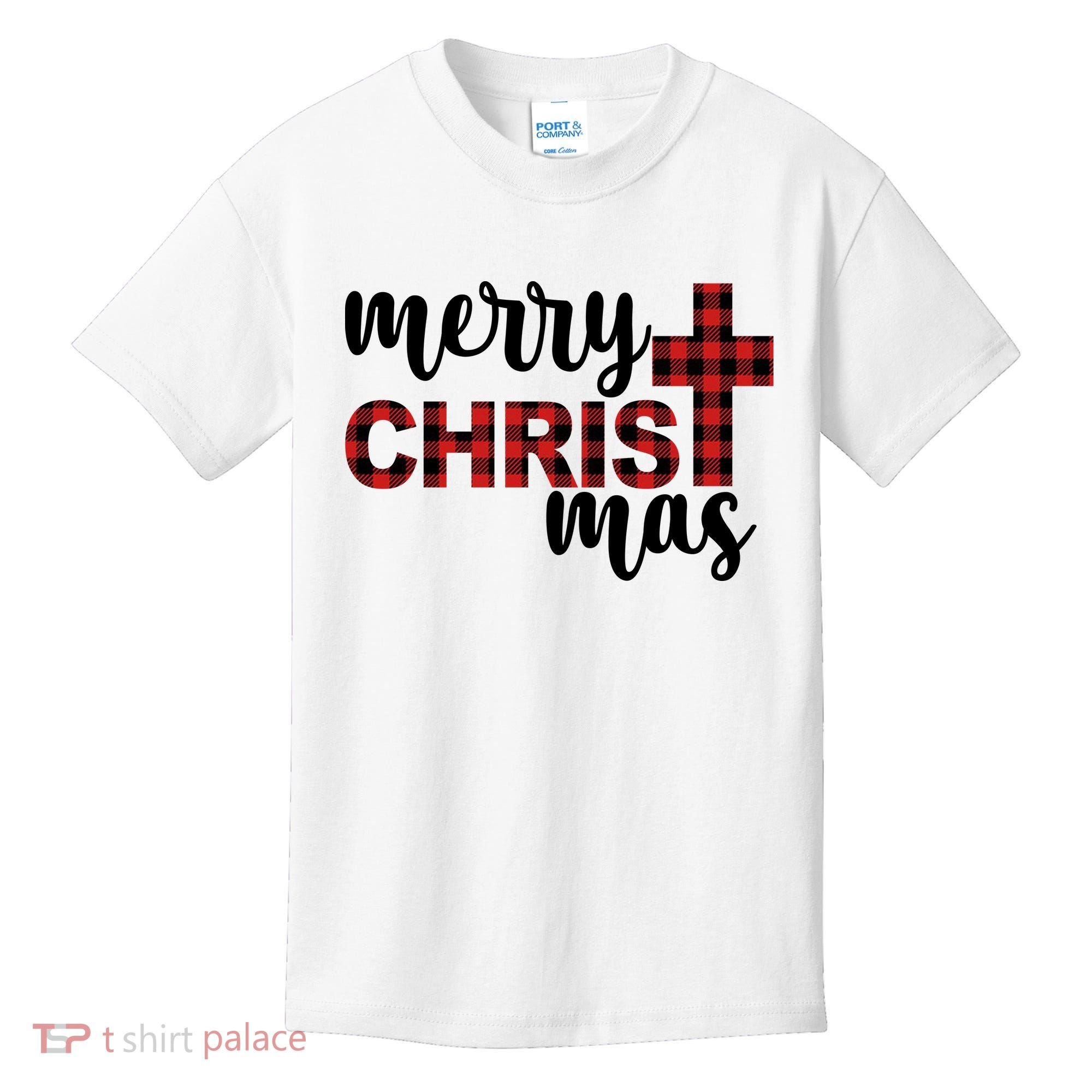 Merry Christ Mas Jesus Birthday Christmas Kids T-Shirt