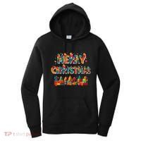 Merry Christmas Master Builder Building Bricks Blocks Lovers Women's Hoodie thumb 0