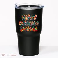 Merry Christmas Master Builder Building Bricks Blocks Lovers Tumbler thumb 0